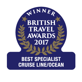 British Travel Awards 2017 Winner Best Specialist Cruise Line - Ocean